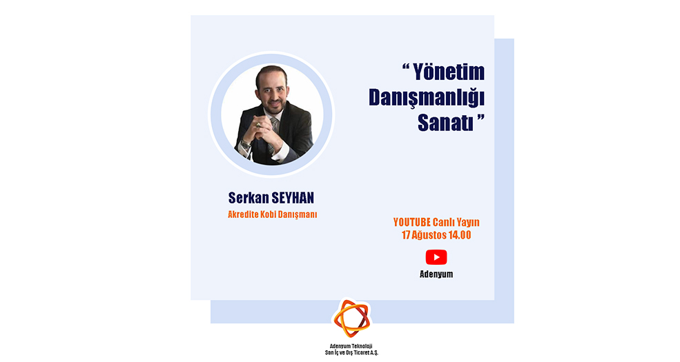 "Ynetim Danmanl Sanat" Konulu YouTube Canl Yaymz Yapld